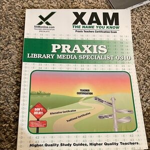 XAM Praxis Library Media Specialist 0310 Book